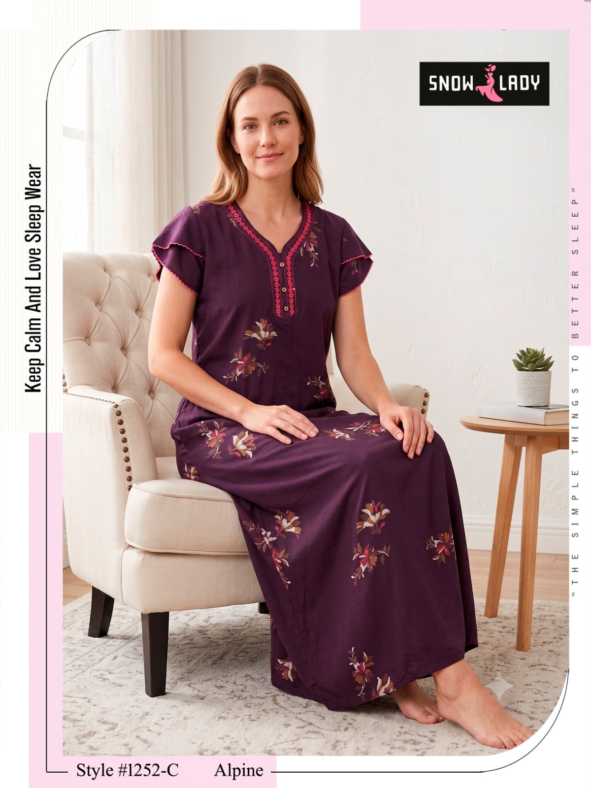 SNOW LADY Sleep Wear I Nightgowns