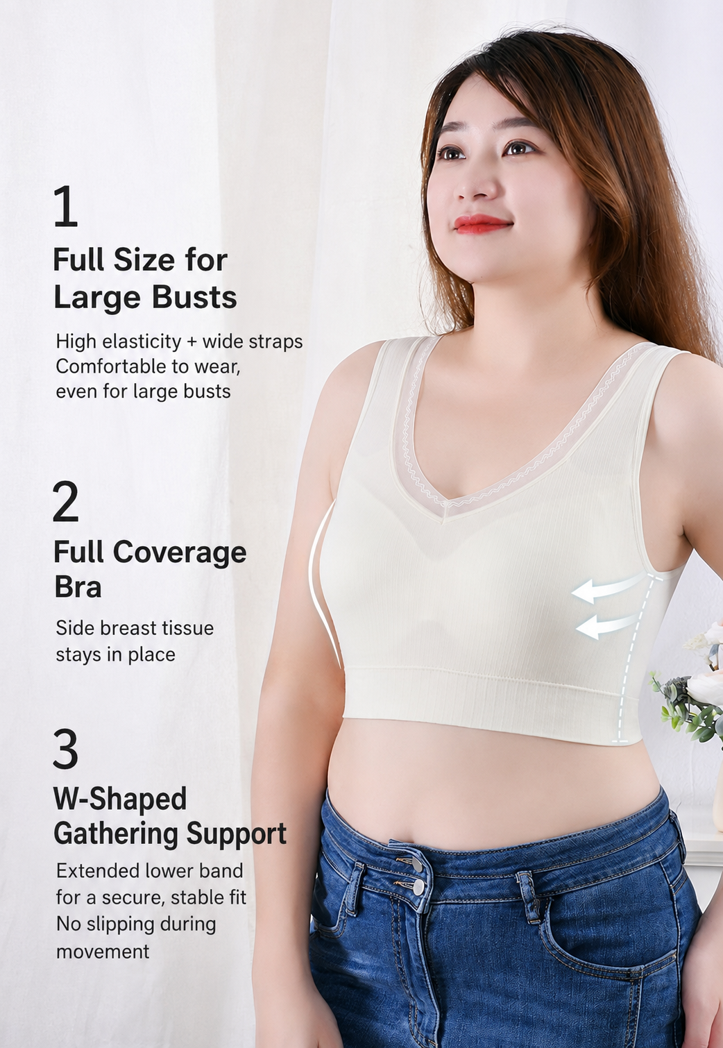 6676 AuraFit Bra Free Size PACK OF 1