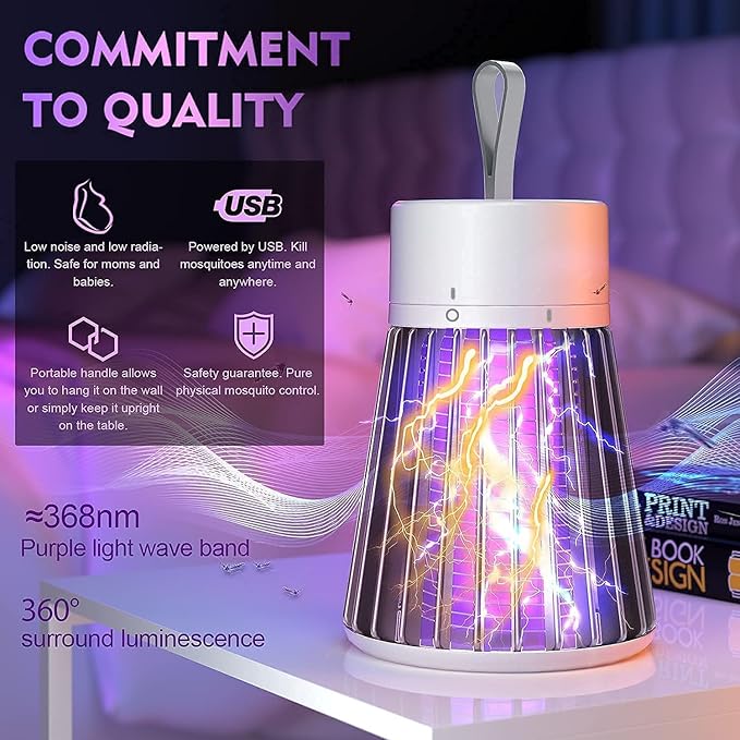 Eco Friendly Electronic LED Mosquito Killer Machine Trap Lamp PACK OF 1 - CL-RI-10374