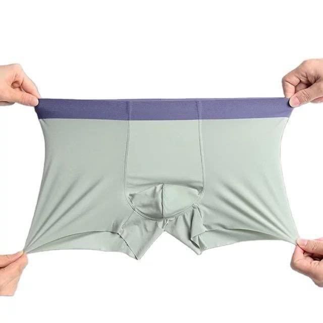 Men's Ice Silk Briefs Boxers  (Pack of 5)(random colour)