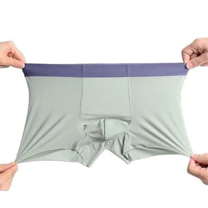 Men's Ice Silk Briefs Boxers  (Pack of 5)(random colour)