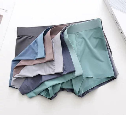 Men's Ice Silk Briefs Boxers  (Pack of 5)(random colour)