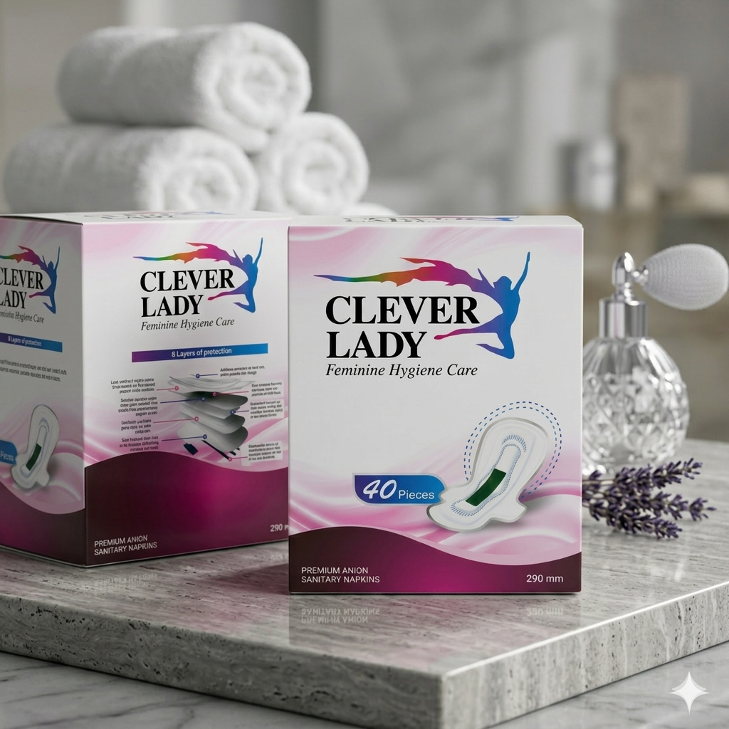 Clever Lady Anion Sanitary Napkins 40 Pad I 290 MM Pack 1