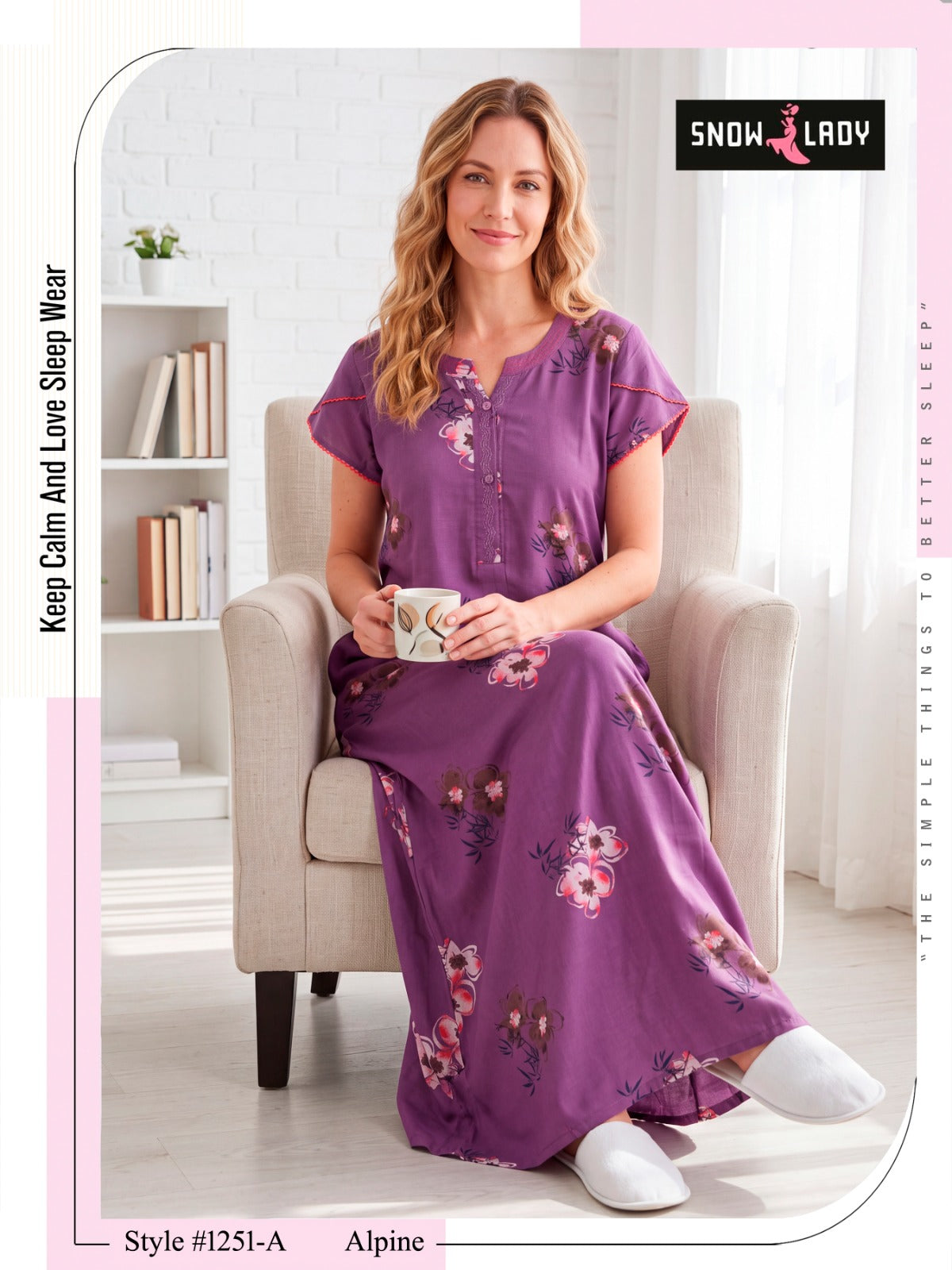 SNOW LADY Sleep Wear I Nightgowns