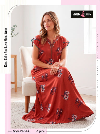 SNOW LADY Sleep Wear I Nightgowns