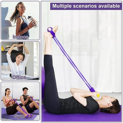 New Yoga Pedal Puller Resistance Band Fitness Equipment