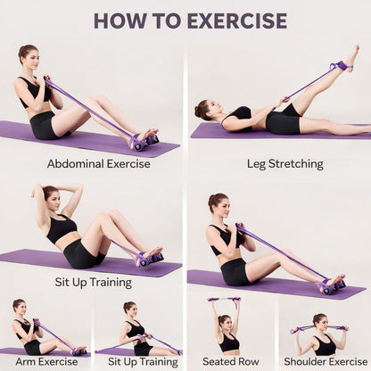 New Yoga Pedal Puller Resistance Band Fitness Equipment