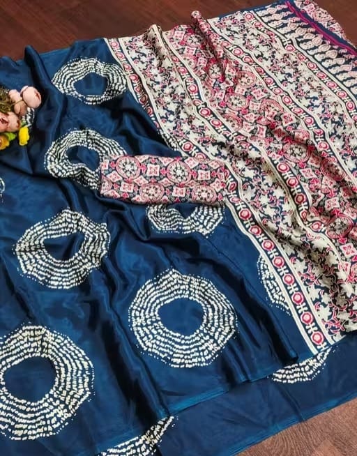 Linen cotton stylish saree