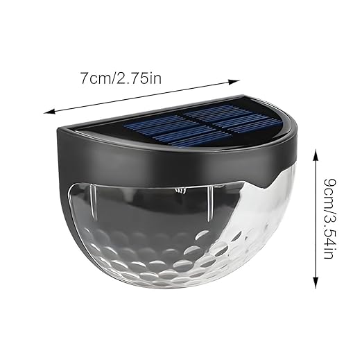 Solar Powered Garden & Wall Lights PACK OF 2