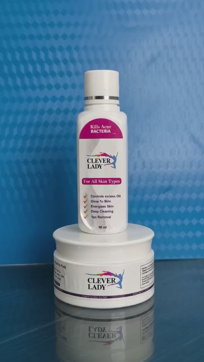 Clever Lady Herbal Face Pack Get Free Facewash 50 ML