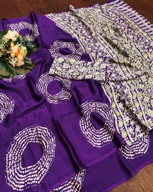 Linen cotton stylish saree