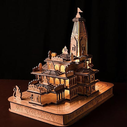 Shree Ram Mandir Ayodhya Model 3D with Light