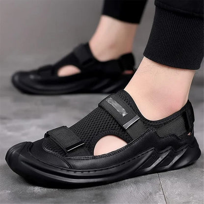 Sandals Men's Large Size Soft Sole Slippers