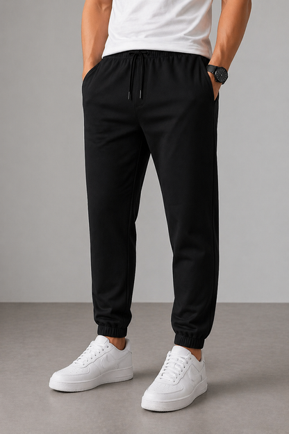 Sky Blue & Black Track Pant Pack of 2