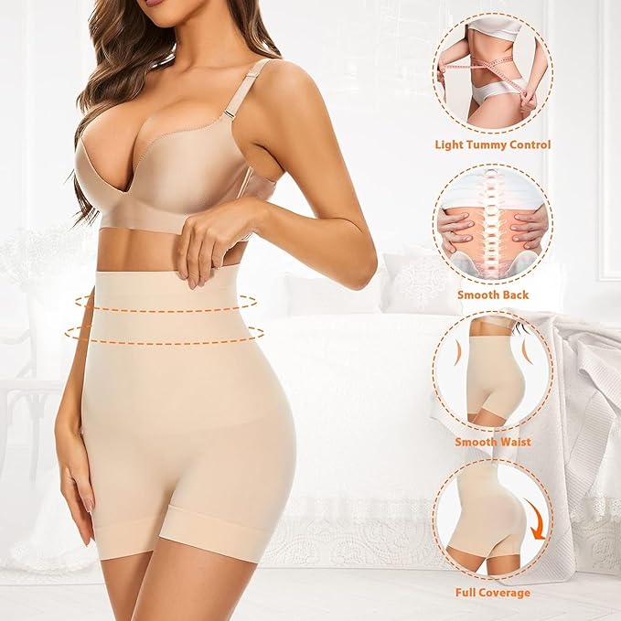 Short shapewear (beige) pack of 2